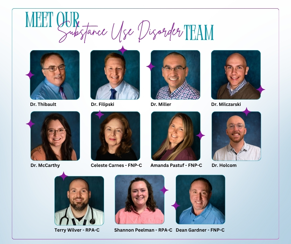 Meet our Substance Use Disorder team