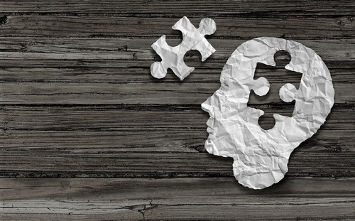 Paper Head with Piece Missing