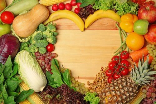 Vegetable and Fruit Heart